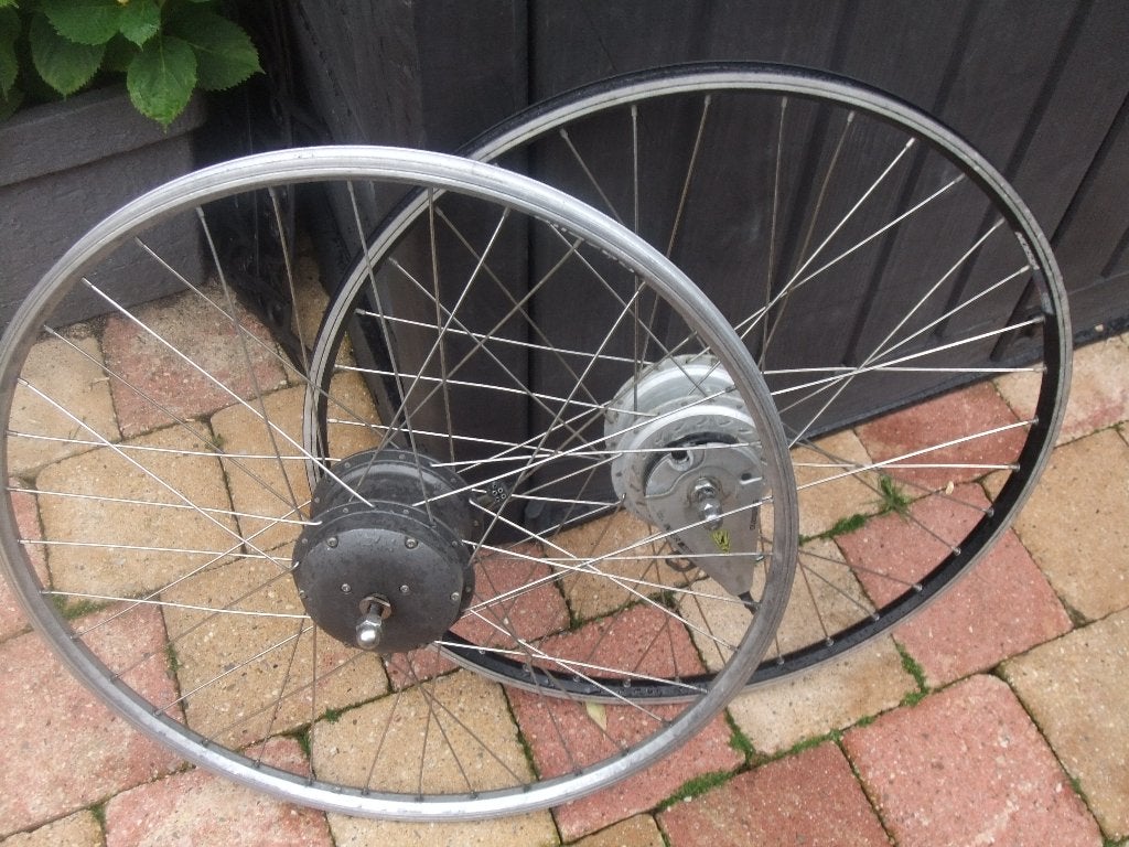 voor wiel motor gazelle 5 pins, Zo goed als nieuw, Motor, Aluminium, Gazelle