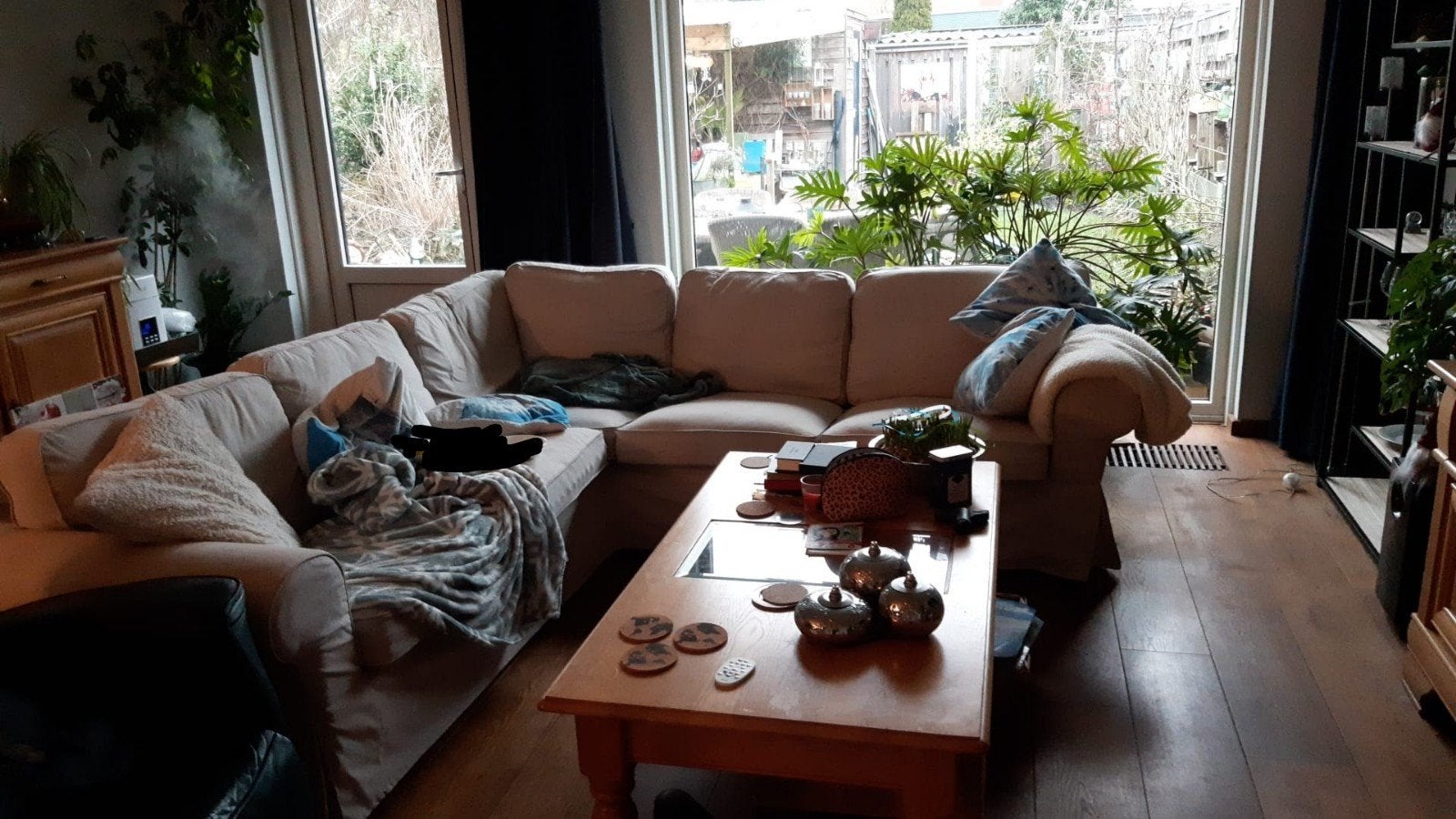 Ikea ektorp bank 4 zits, Ophalen, Gebruikt