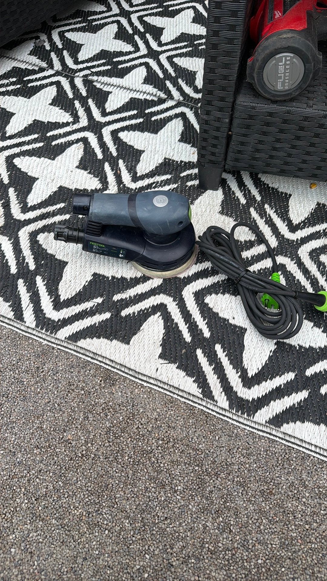 Festool ETS EC 125/3 EQ-Plus  schuurmachine, Ophalen of Verzenden, Zo goed als nieuw, 600 tot 1200 watt, Excentrische schuurmachine