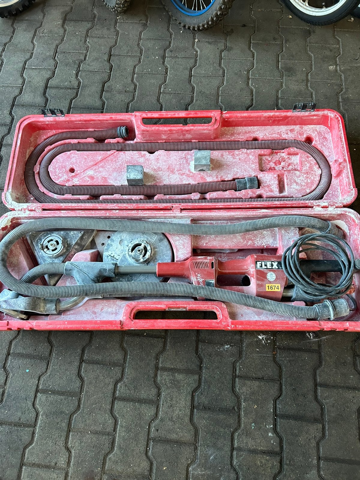 Flex wand plafond schuurmachine, Ophalen, Zo goed als nieuw, Minder dan 600 watt, Vlakschuurmachine