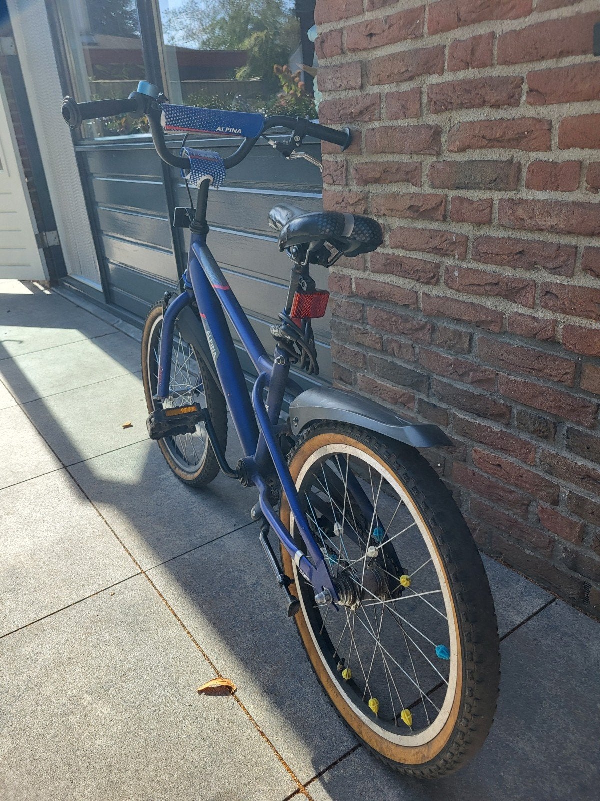 Stoere Alpina kinderfiets - Klaar voor avontuur!, Fietsen en Brommers, Ophalen, 20 inch of meer, Gebruikt, Velgrem
