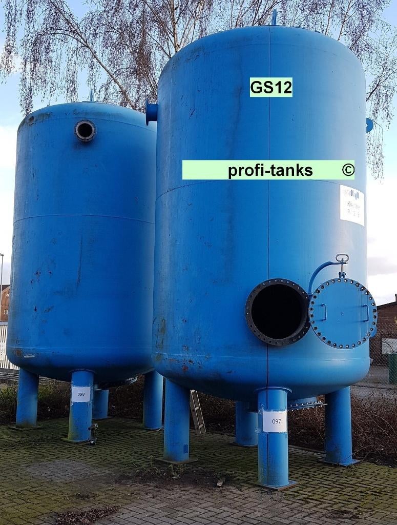 S12 opslagtank 26000 L stalen tank druktank grind filter, Tuin en Terras, Regentonnen, 150 liter of meer, Ophalen, Gebruikt, Metaal