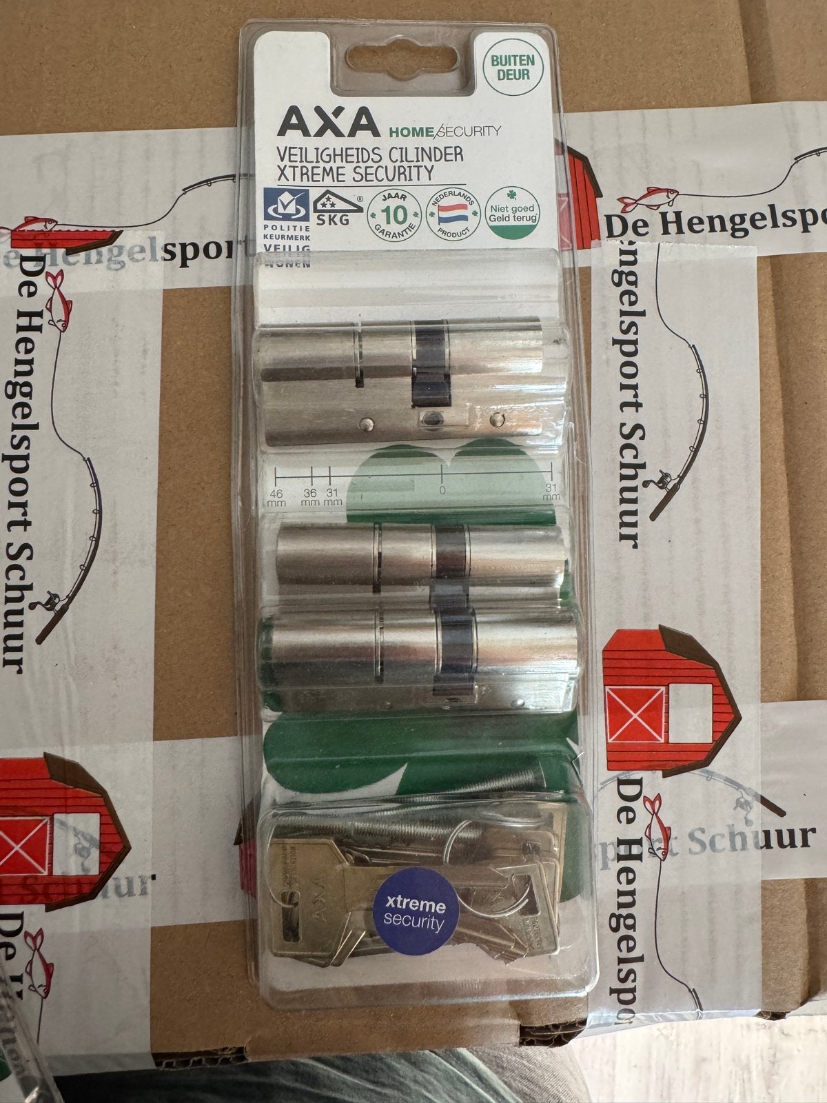 AXA Veiligheidscilinder 3 stuks Xtreme Security, Overige materialen, Nl, Axa, Nieuw