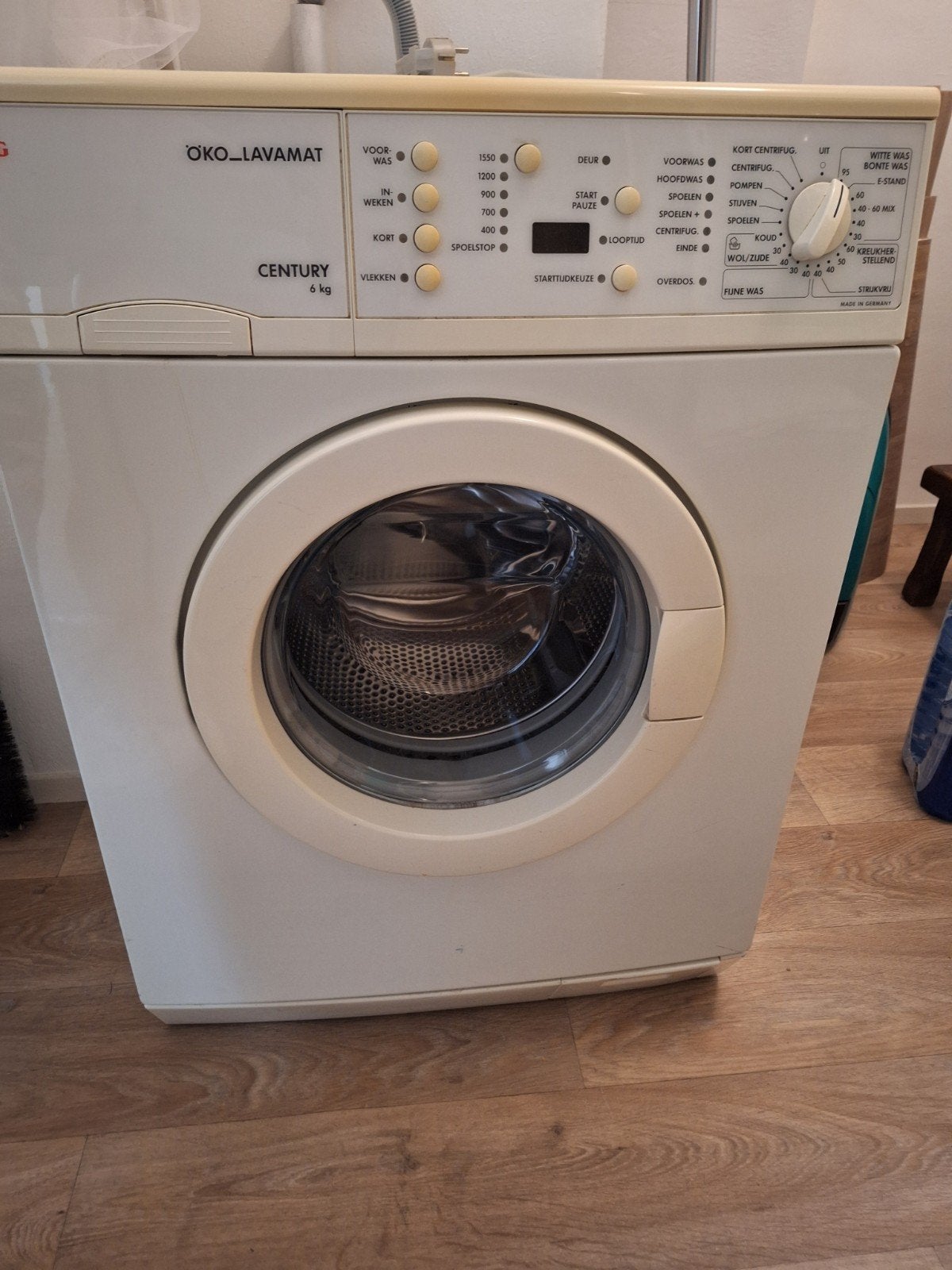 AEG wasmachine, Ophalen, Gebruikt, Voorlader, 85 tot 90 cm