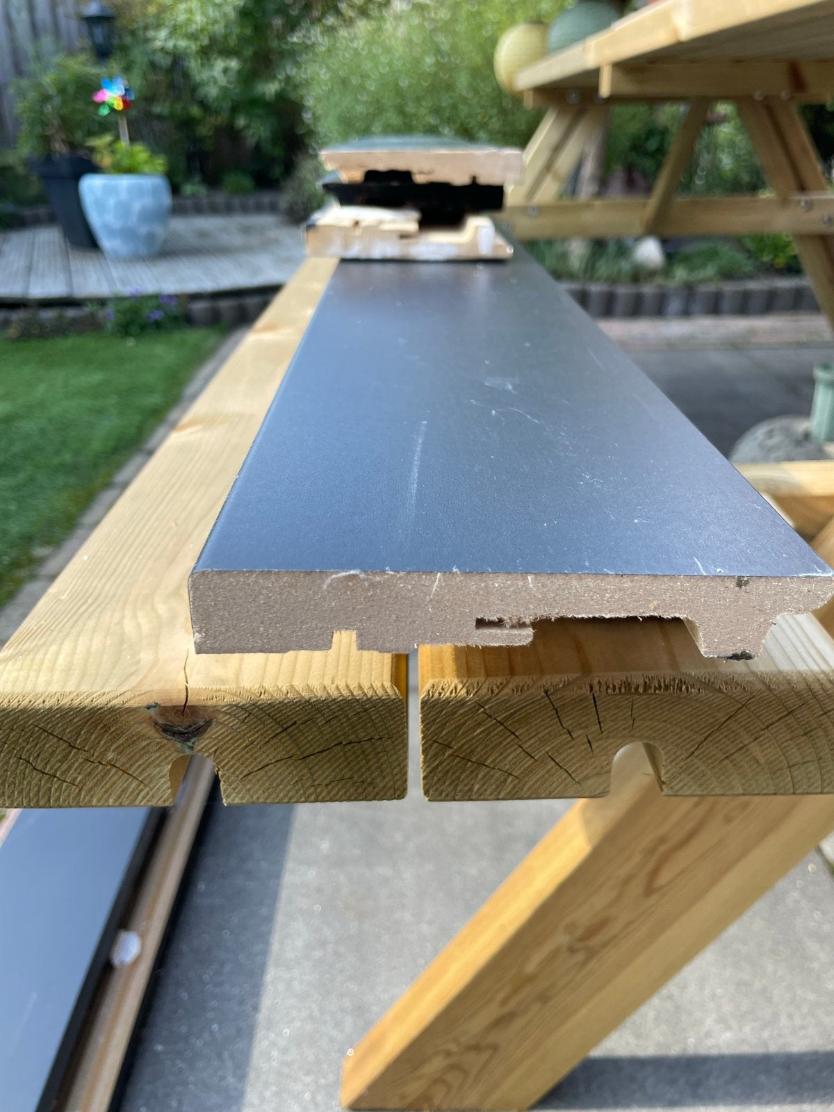 Zwarte plinten, Ophalen of Verzenden, Gebruikt