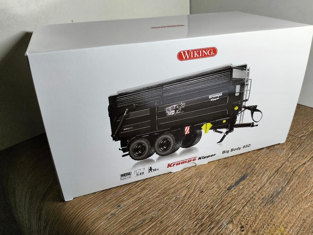 Te koop Wiking Krampe Big Body 650 Kieper Black Gelimiteerd., Ophalen of Verzenden, Nieuw, Tractor of Landbouw, Overige merken
