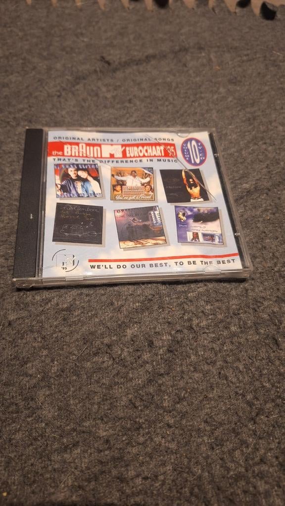 Braun MTV Eurochart 95 CD - Originele Artiesten, Ophalen of Verzenden, 1990 - 1999, Gebruikt