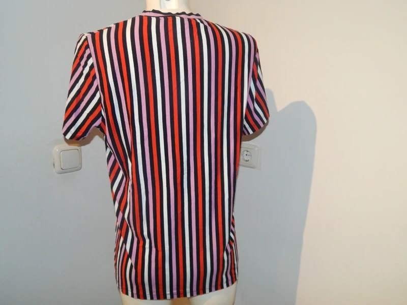 Stieglitz fijn shirt langer model gestreept kleuren ZGAN L, Maat 38/40 (M), Overige kleuren, Verzenden, Stieglitz