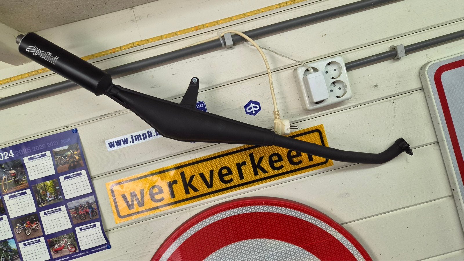 Polini Uitlaat 22 mm - Vespa Si, Citta, Ciao nieuwstaat, Ophalen of Verzenden, Zo goed als nieuw, Uitlaat