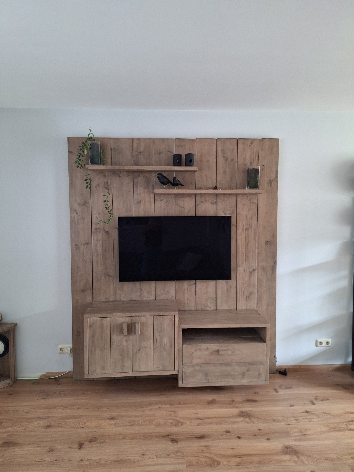 steigerhouten tv meubel, Ophalen