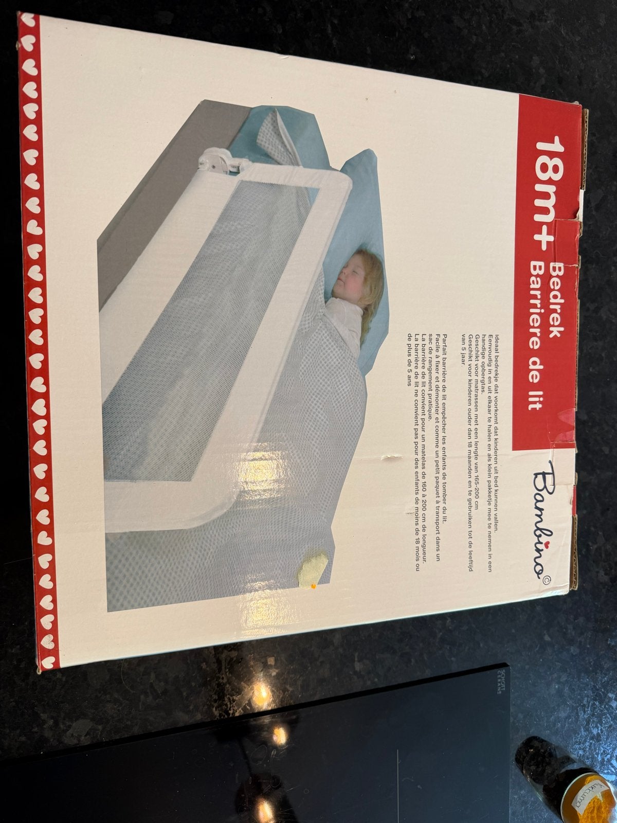 Bambino Bedrek - Veiligheid voor Kinderen (18m+), Kinderen en Baby's, Ophalen of Verzenden, Zo goed als nieuw, 180 cm of meer