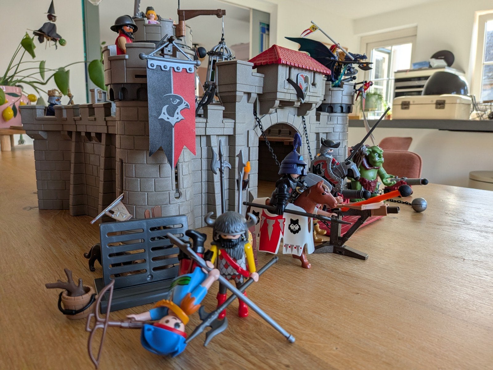 Playmobil Ridderkasteel met veel extra's, Ophalen, Gebruikt, Jongen of Meisje