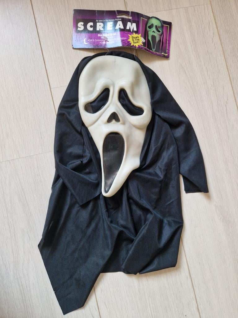 1996 original ghostface scream mask masker fun world, Verzamelen, Film en Tv, Ophalen of Verzenden, Actiefiguur of Pop
