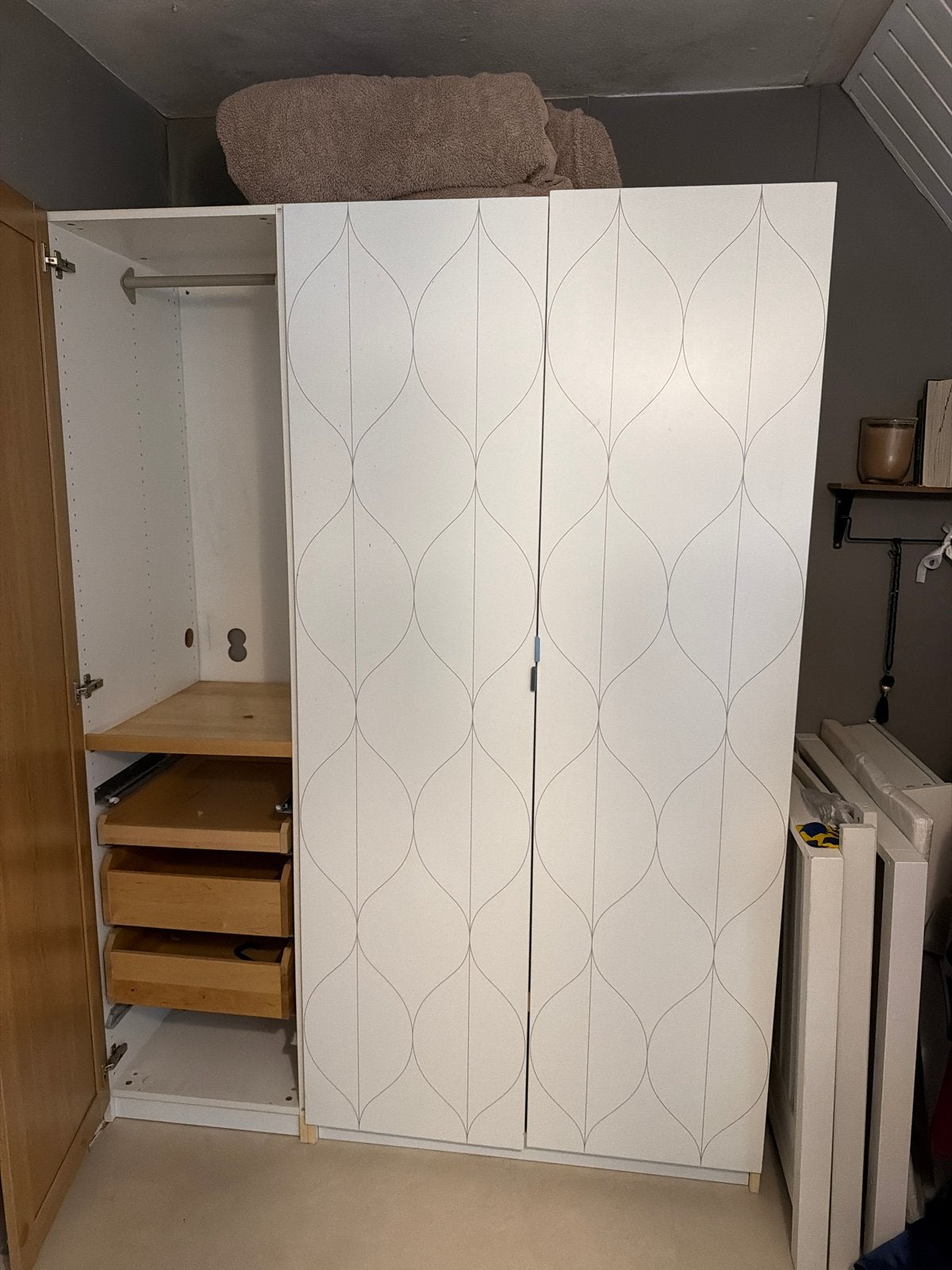 IKEA Pax kastdeuren 50 x 194 cm, Zo goed als nieuw, 150 tot 200 cm, 50 tot 100 cm, Ophalen of Verzenden