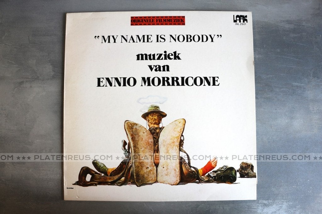 LP Ennio Morricone - My Name Is Nobody 173 Soundtrack 4091, Cd's en Dvd's, LP, Gebruikt, Soundtrack, 12 inch