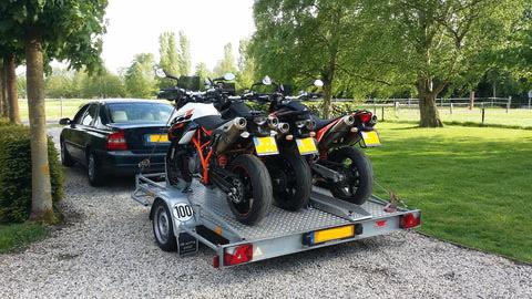 Motor trailers/aanhanger/tandemasser te huur ook B rijbewijs, Aanhangwagen