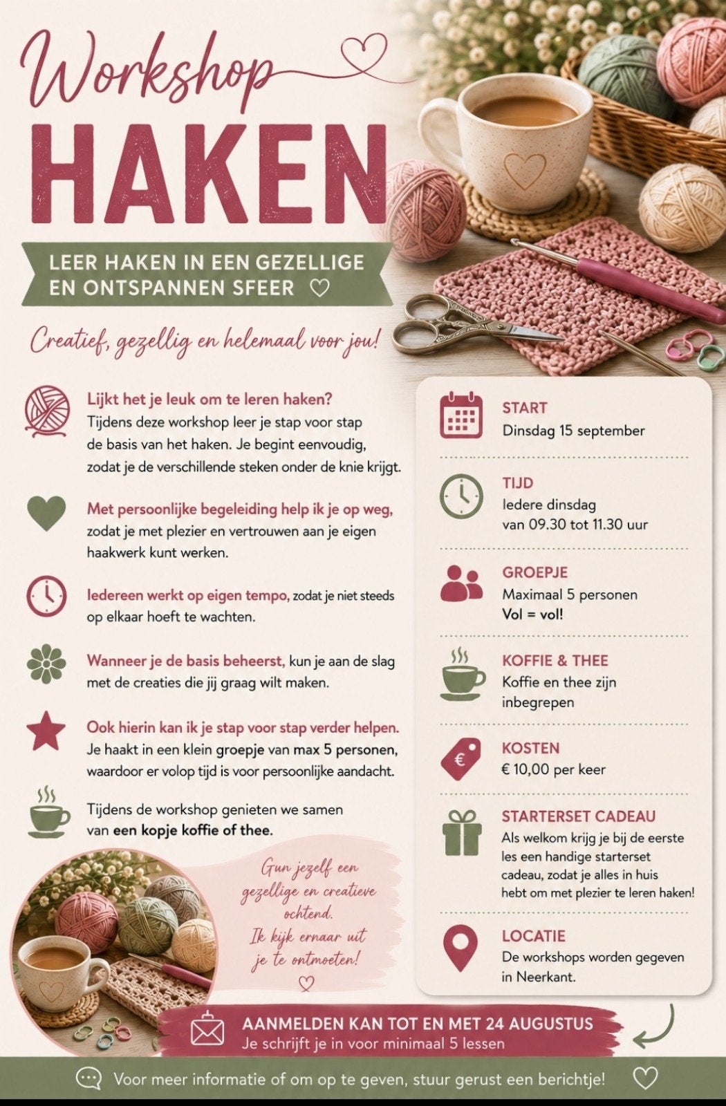 workshop haken, Ophalen, Haken, Overige typen