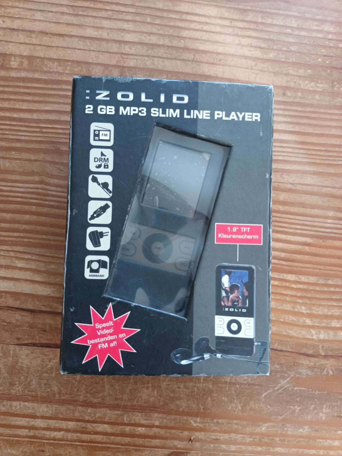 Compacte MP3-speler met oortjes en doosje, Ophalen of Verzenden
