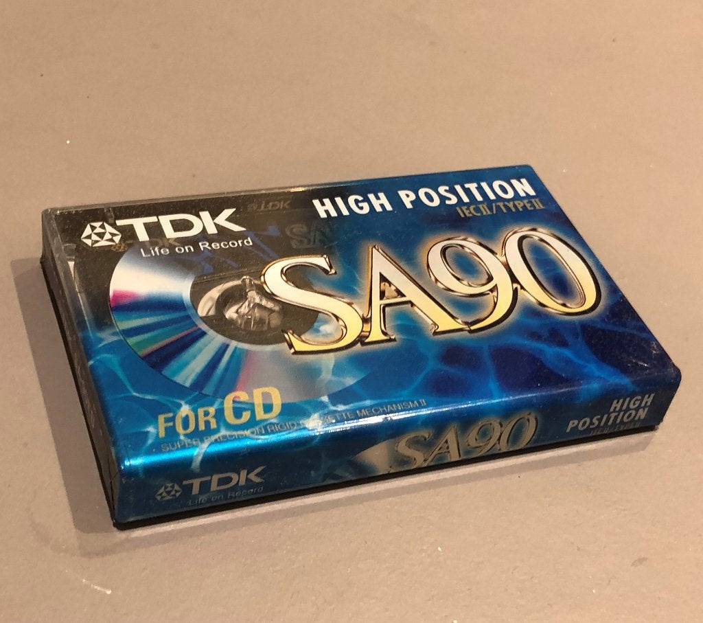 TDK SA-90 tape chroom cassettebandje, Cd's en Dvd's, Cassettebandjes, Overige genres, 1 bandje, Ophalen of Verzenden, Nieuw in verpakking