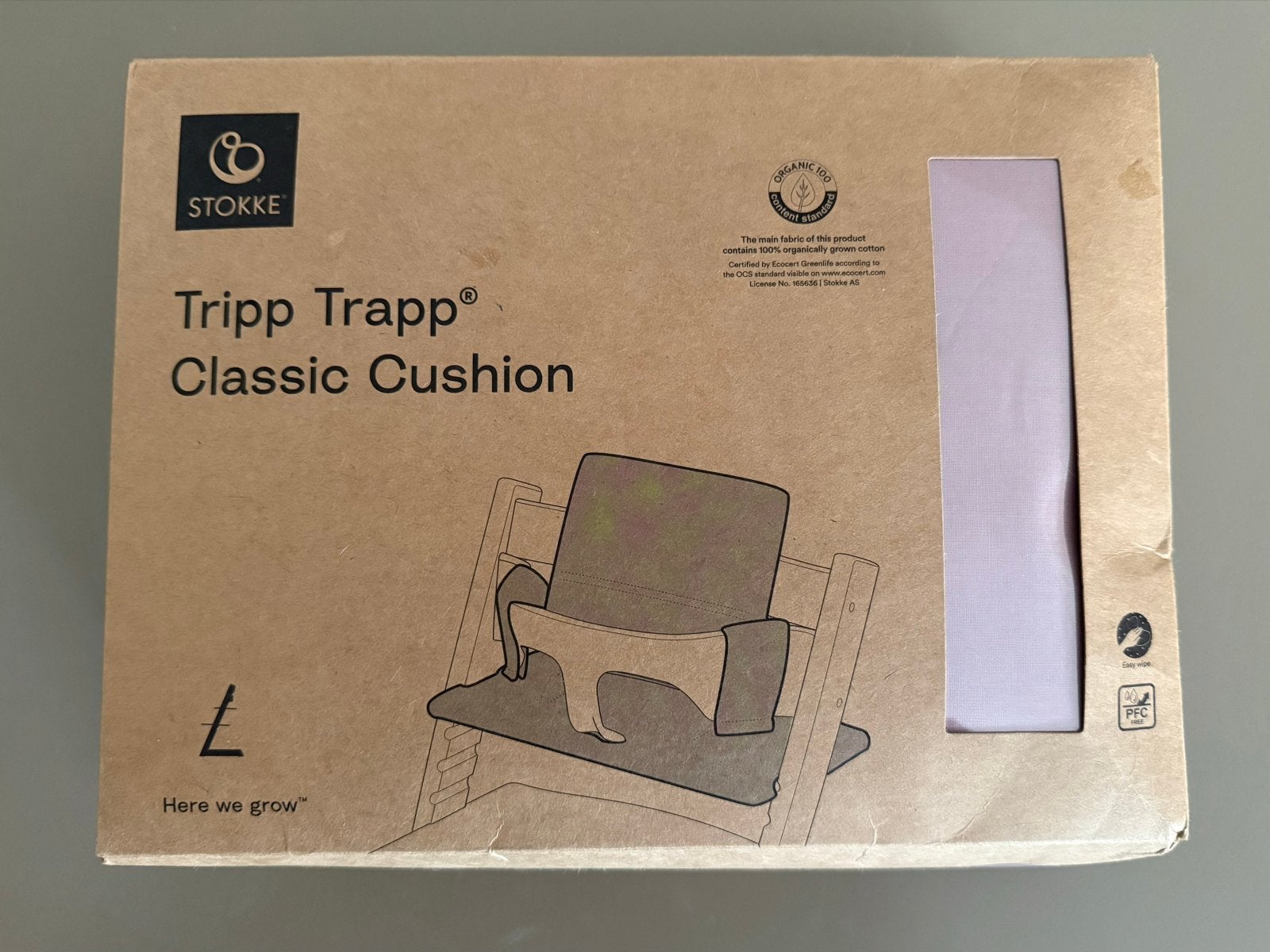 Stokke Tripp Trapp Classic Kussen Heather Mauve, Kinderen en Baby's, Kinderstoelen, Nieuw, Overige typen, Ophalen