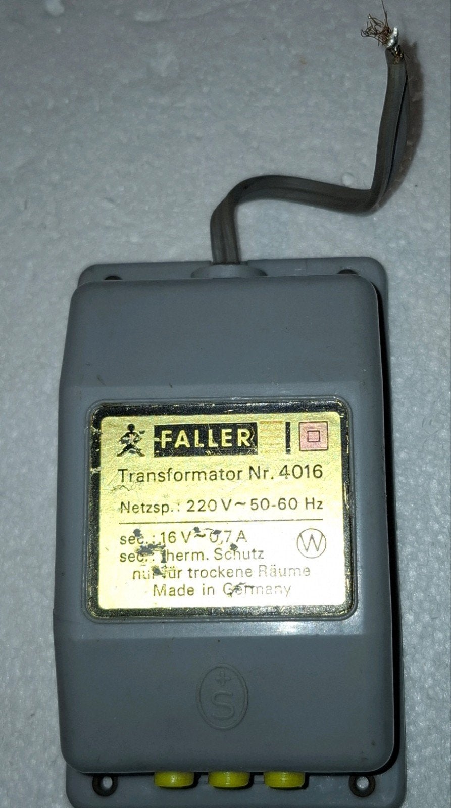 4016 faller trafo, Overige merken, Transformator of Voeding, Gebruikt, Gelijkstroom