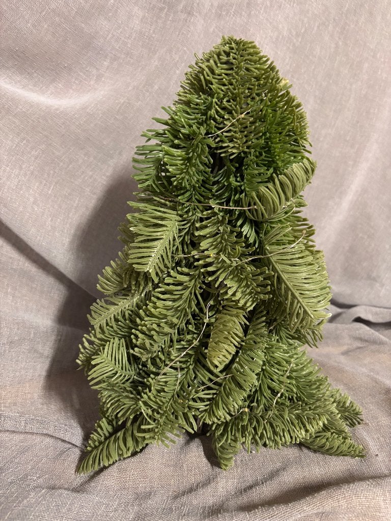 Kunst kerstboom met verlichting - 31cm hoog, Diversen, Kerst, Ophalen of Verzenden, Nieuw