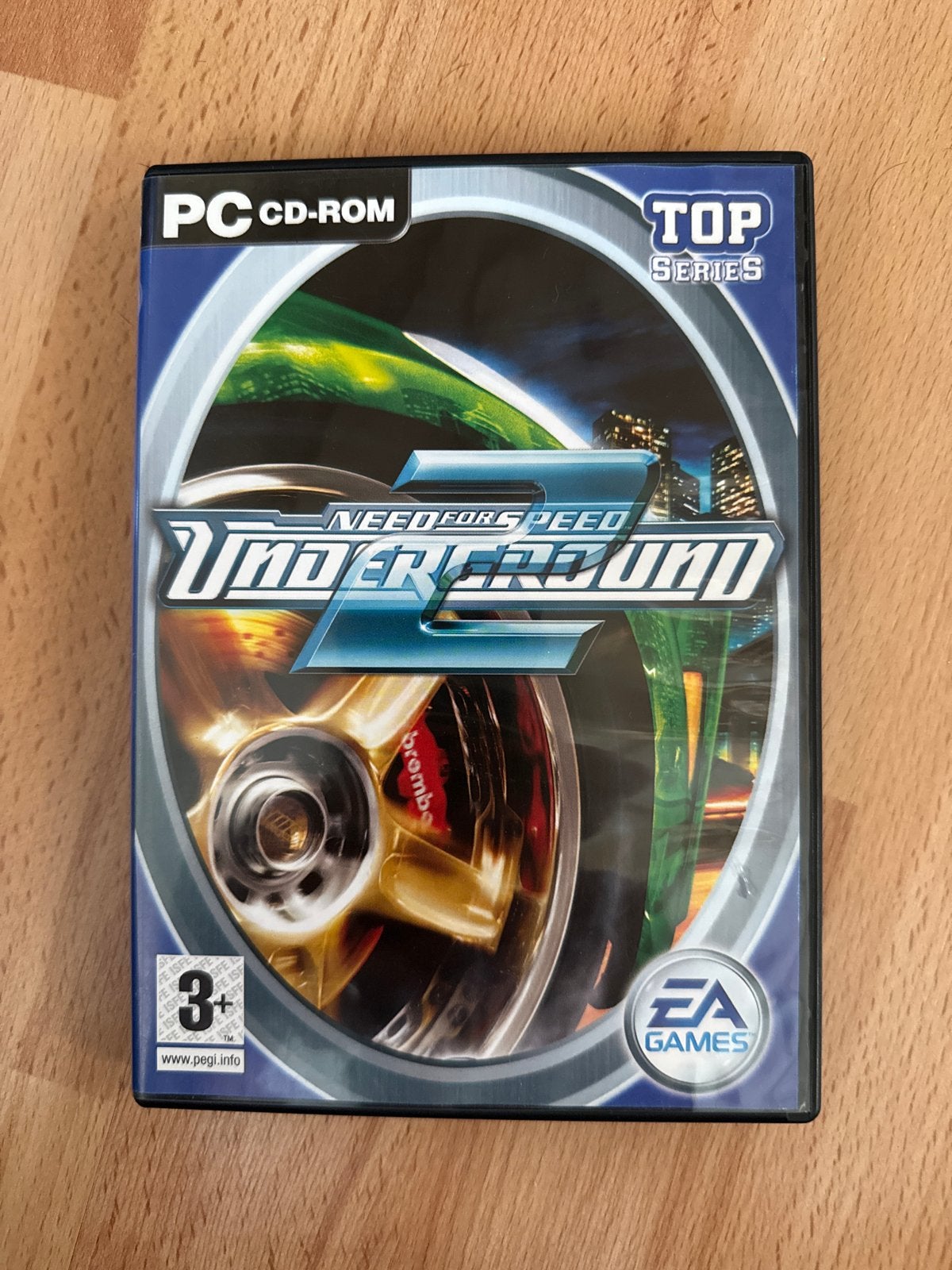 Need for Speed Underground 2 PC CD-ROM, Gebruikt, 1 speler, Racen en Vliegen, Eén computer