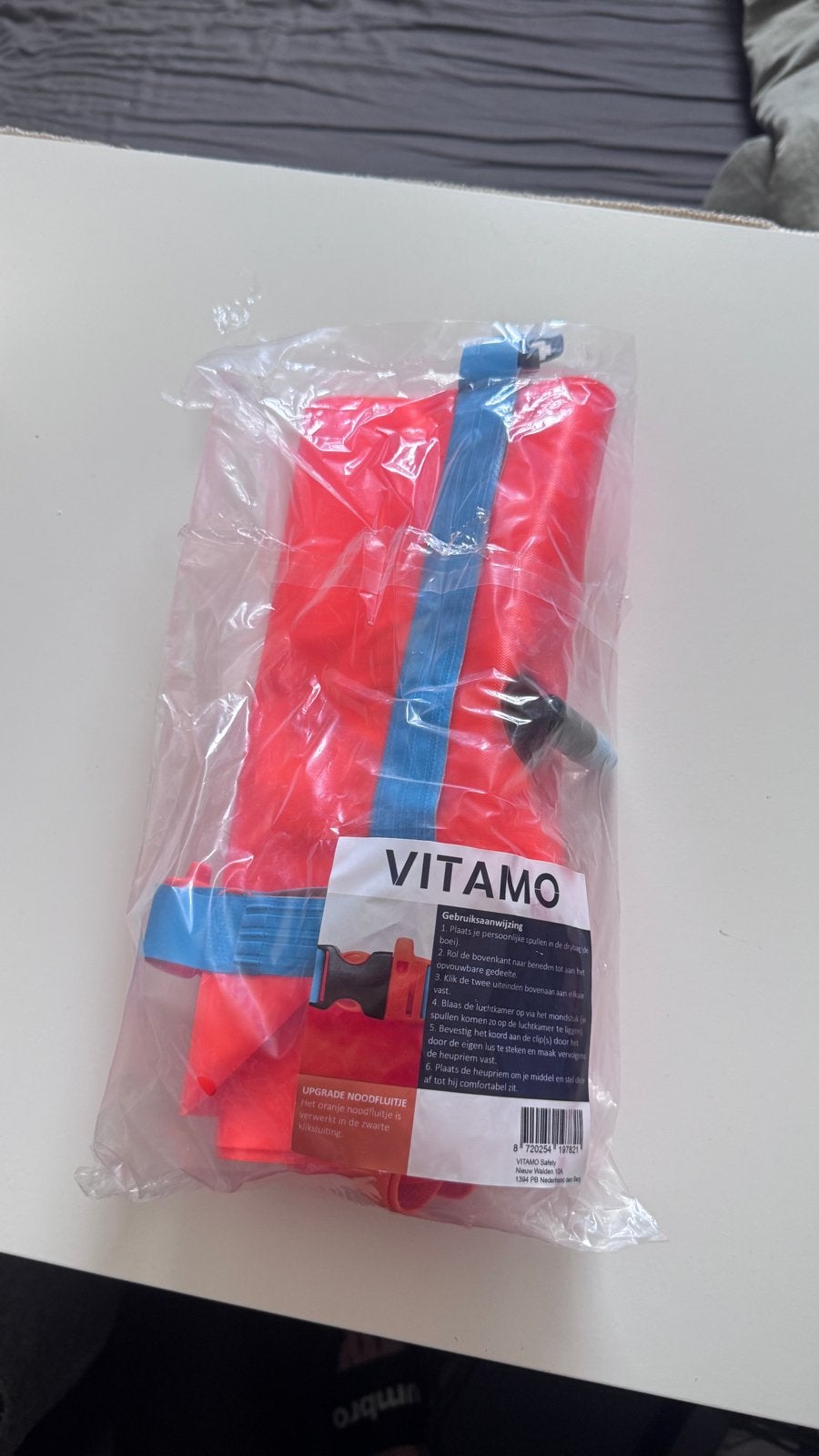 Vitamo Zwemboei met Drybag & Noodfluitje, Watersport en Boten, Ophalen of Verzenden, Nieuw