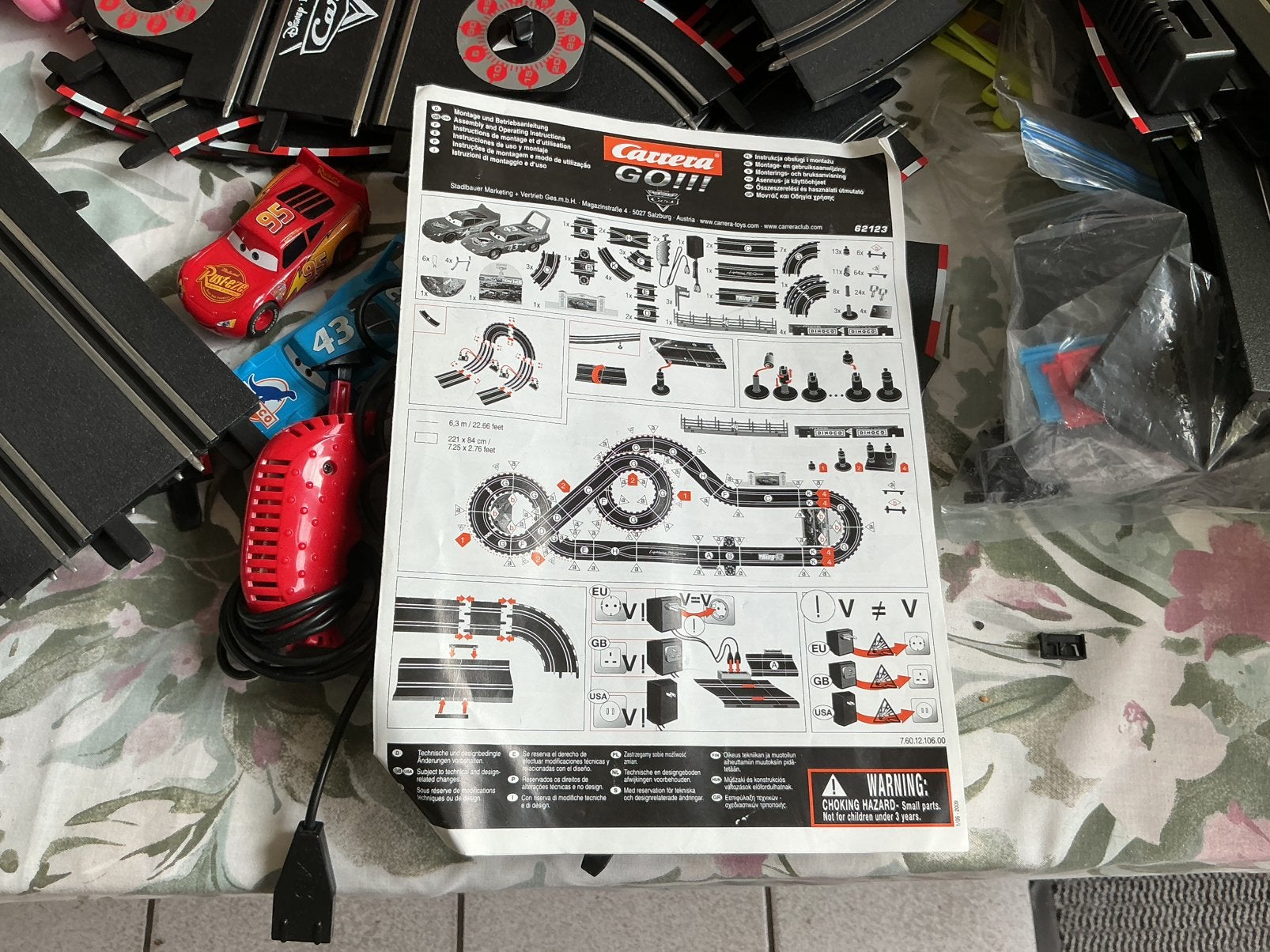 Carrera GO!!! Racebaan met Disney Cars, Carrera, Ophalen of Verzenden, Elektrisch, Racebaan