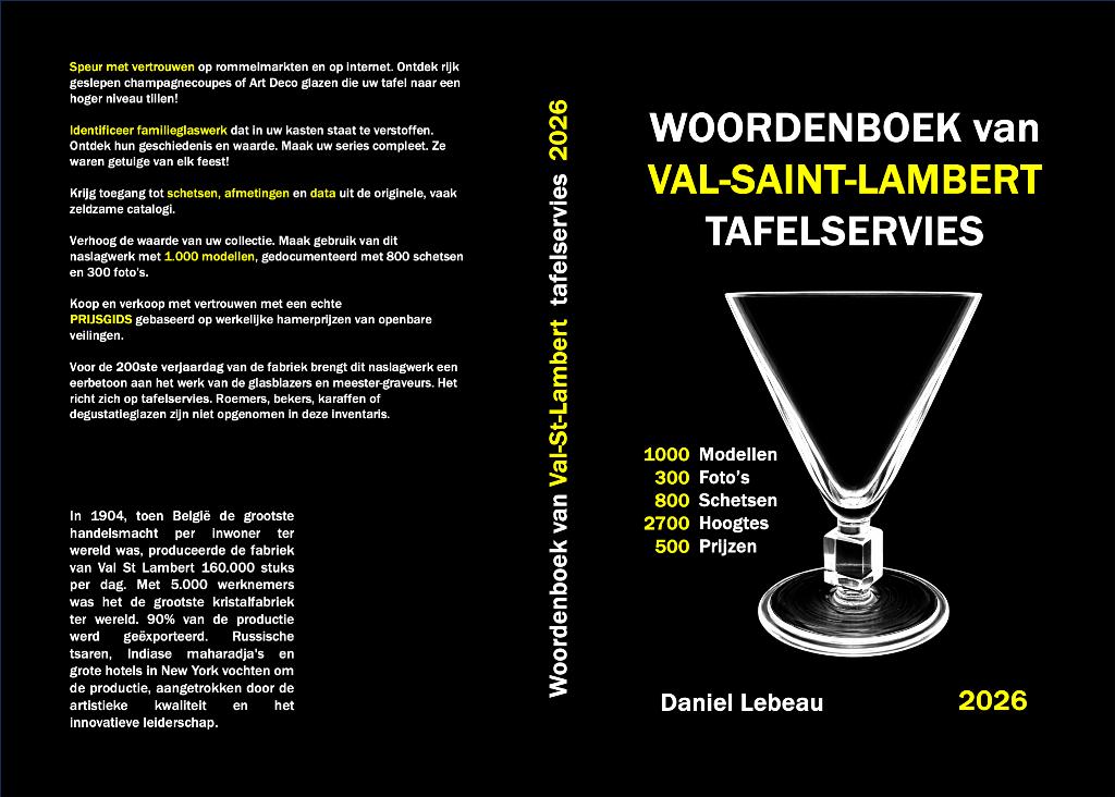 Catalogus VAL SAINT LAMBERT glas, Verzenden