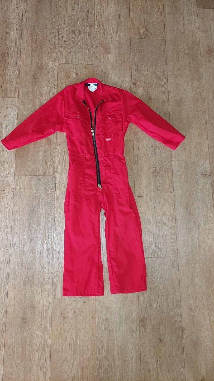 Rode kinderoverall maat 98 van HaveP, HaveP, Jongen of Meisje, Ophalen of Verzenden, Overige typen