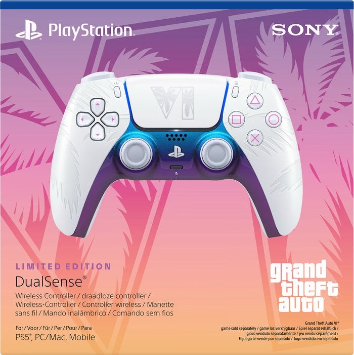 DualSense controller - GTA 6 Wit Limited Edition PS5, PlayStation 5, Nieuw, Ophalen of Verzenden, Controller
