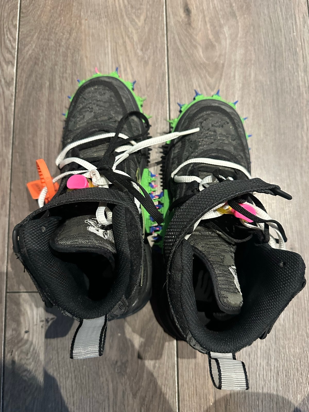 Nike x Off-White Air Force 1 Mid SP LTHR - Maat 36, Ophalen of Verzenden, Zo goed als nieuw, Zwart, Sneakers of Gympen