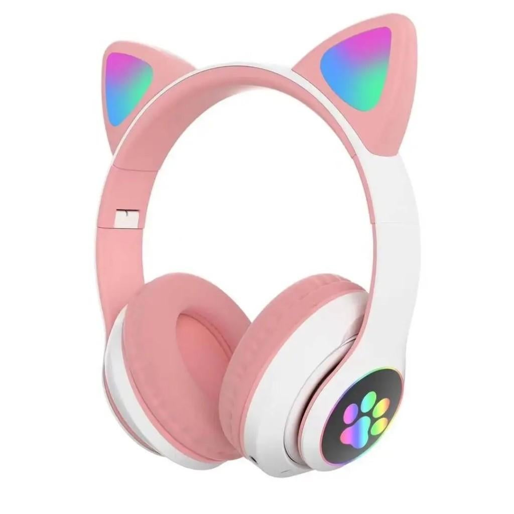 Prachtige luxe headset Bluetooth draadloos met kattenoren, Ophalen of Verzenden, Nieuw