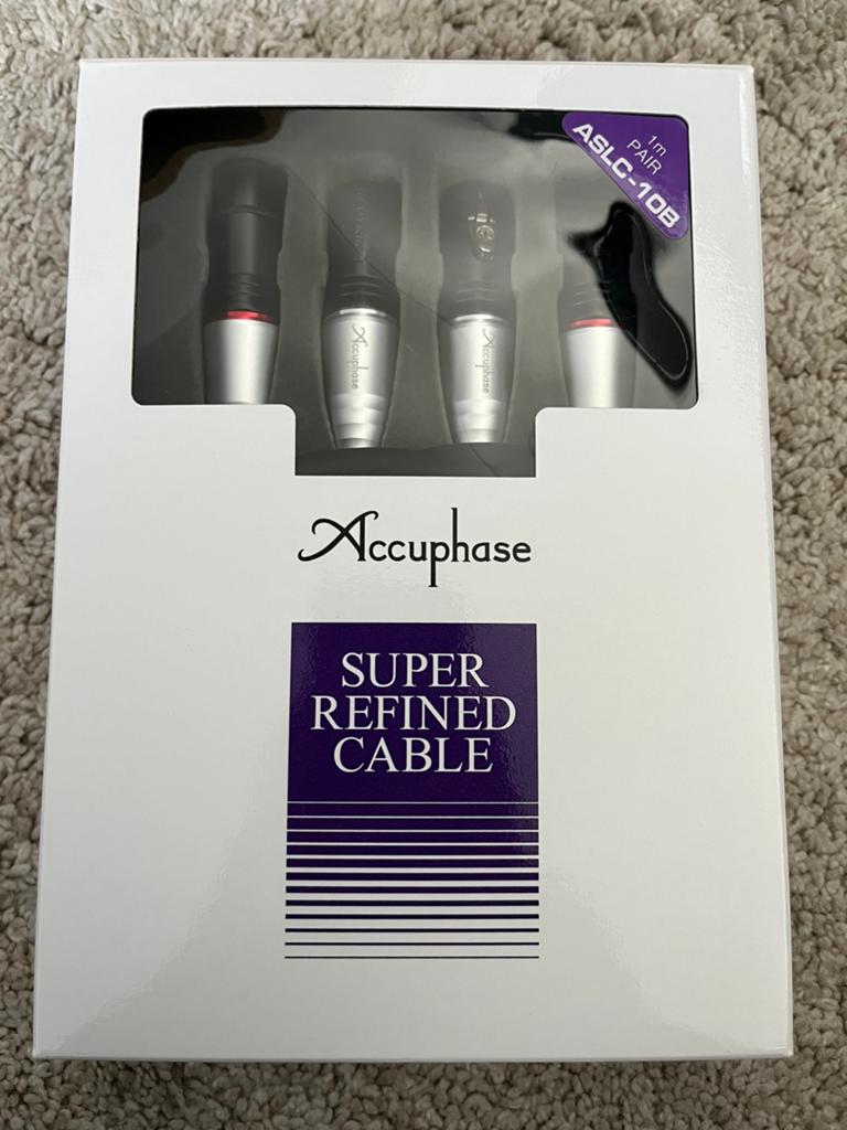 Accuphase Audio Cable ASLC-10B XLR interlinks 1 meter, Ophalen of Verzenden, Zo goed als nieuw, Minder dan 2 meter, Interlink-kabel