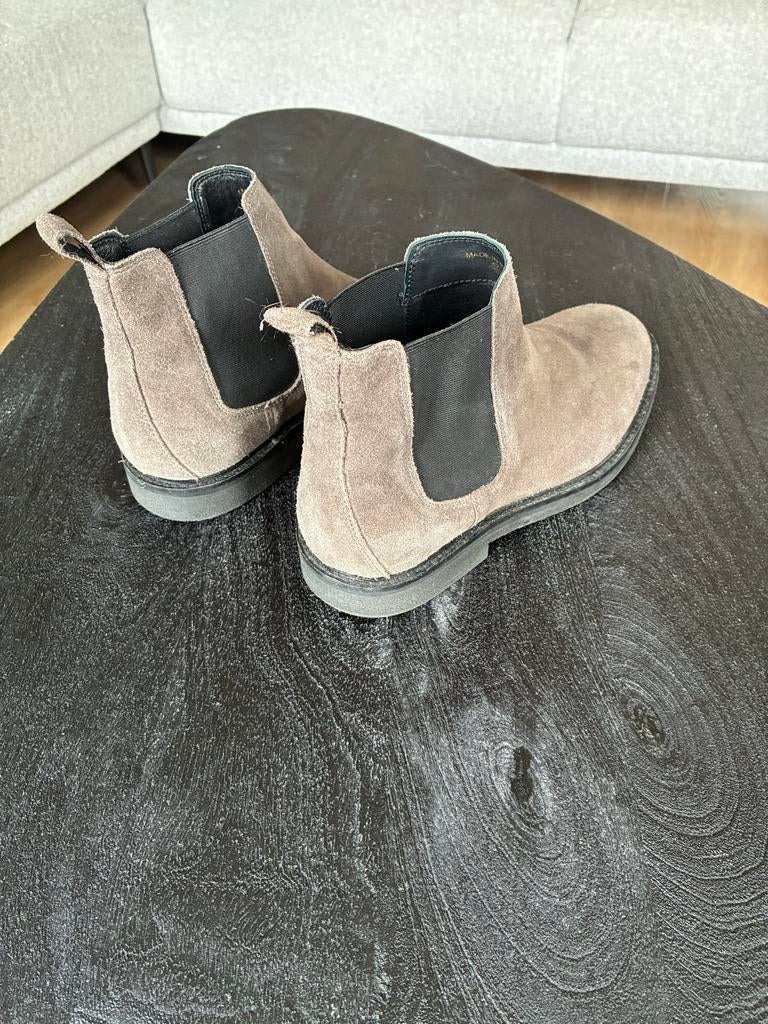 Zign Chelsea boots suède grijs/bruin maat 42, Kleding | Heren, Schoenen, Ophalen of Verzenden, Zo goed als nieuw, Bruin, Boots