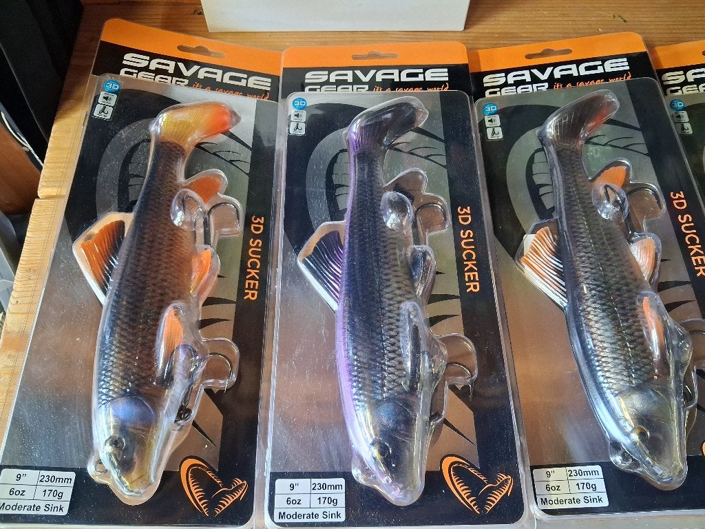Savage Gear 3D Sucker 23cm/170g (Moderate Sink), Tinstraat, Savage Gear, Overige typen, Nieuw