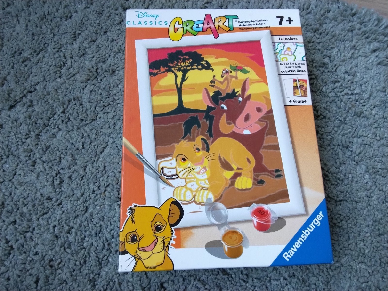 Disney Schilderen op nummer - De Leeuwenkoning, Ophalen of Verzenden, Nieuw, Schilderen op nummer