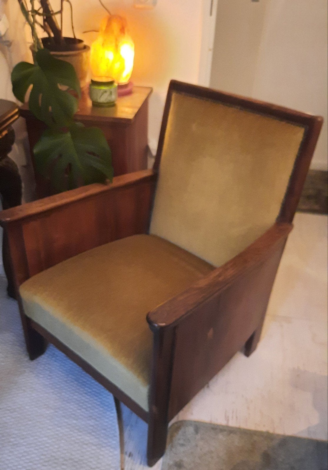 Art deco fauteuil amsterdamse school 'rookstoel', Ophalen