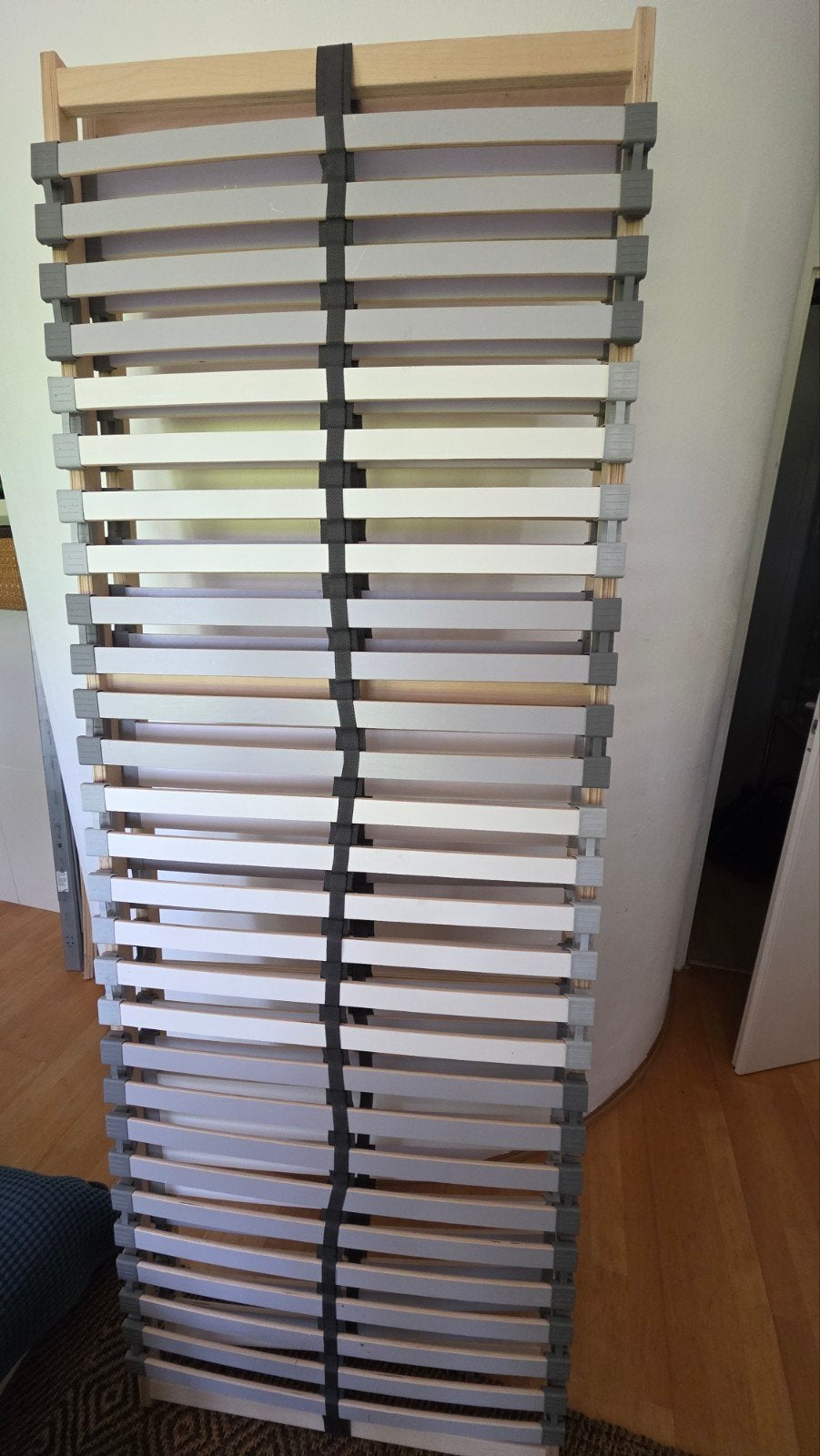 2x Lonset lattenbodem 70x200 + 2 Skorva balken, Ophalen, Gebruikt, 70 cm of minder, Tweepersoons