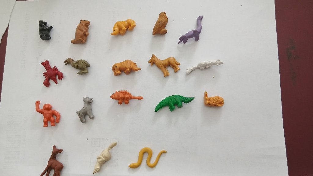 Schleich mini's 2, Verzamelen, Verzenden, Gebruikt, Overige soorten, Beeldje of Figuurtje