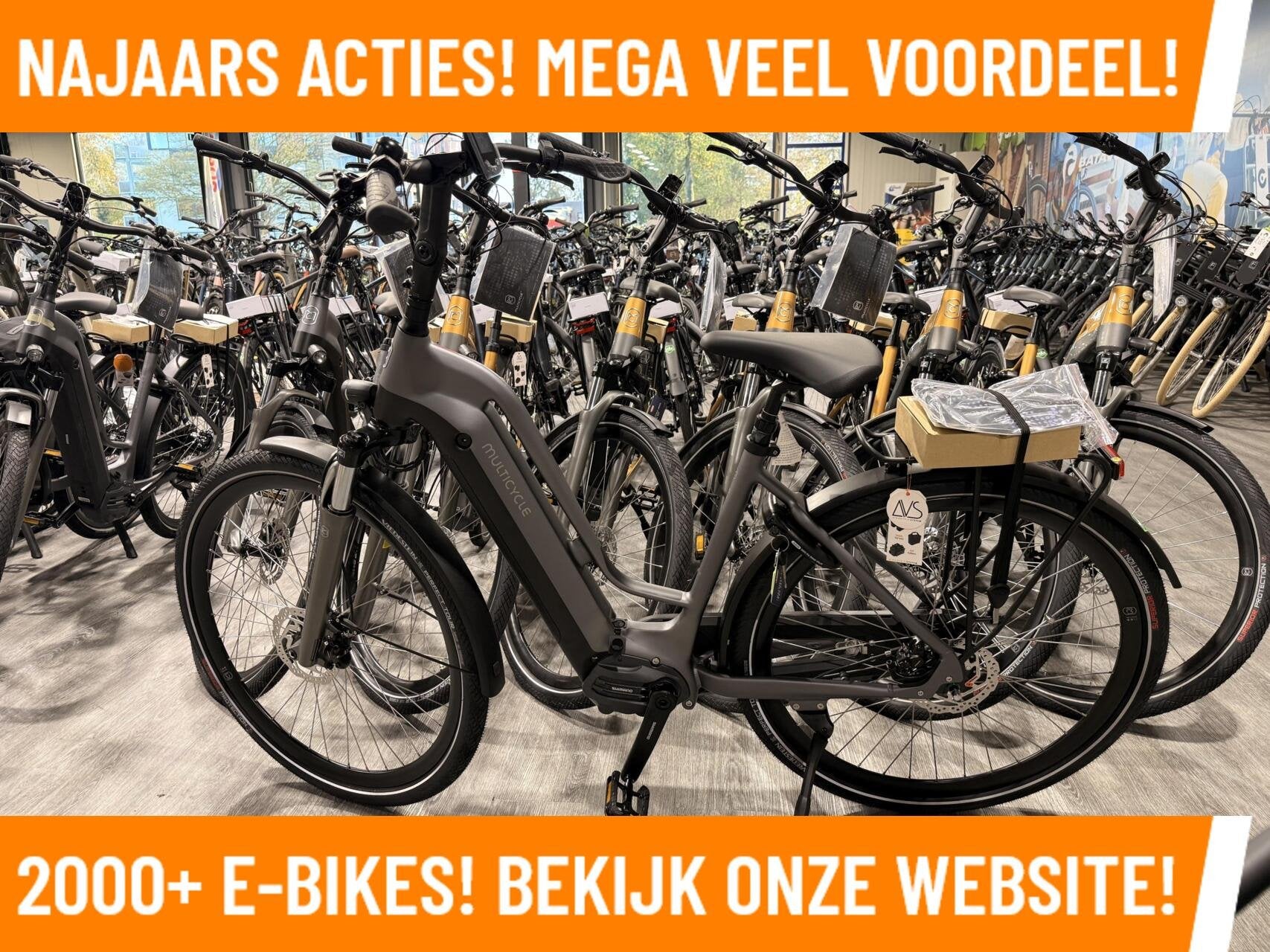 Multicycle MEGA DEALS Shimano Motor MAGAZIJN OPRUIMING!, 51 tot 55 cm, Nieuw, 50 km per accu of meer, Overige merken