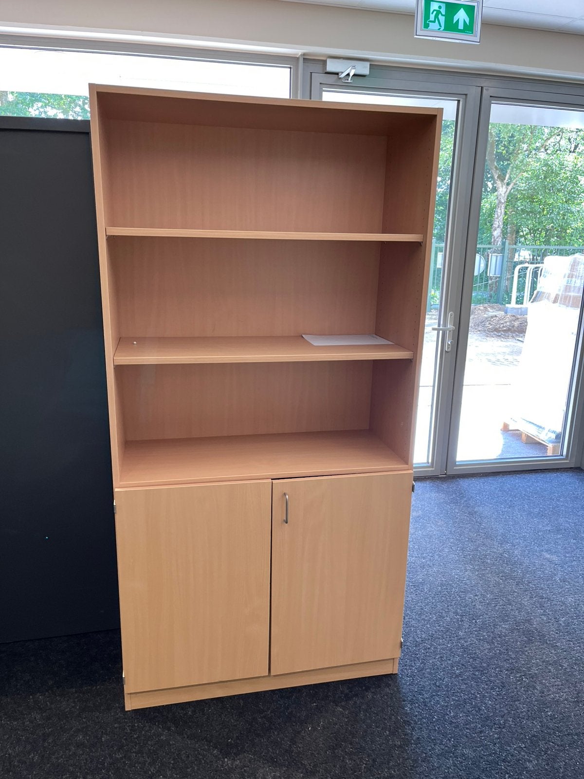 2 beuken (boeken)kasten, Ophalen, 50 tot 100 cm, 150 tot 200 cm, 25 tot 50 cm