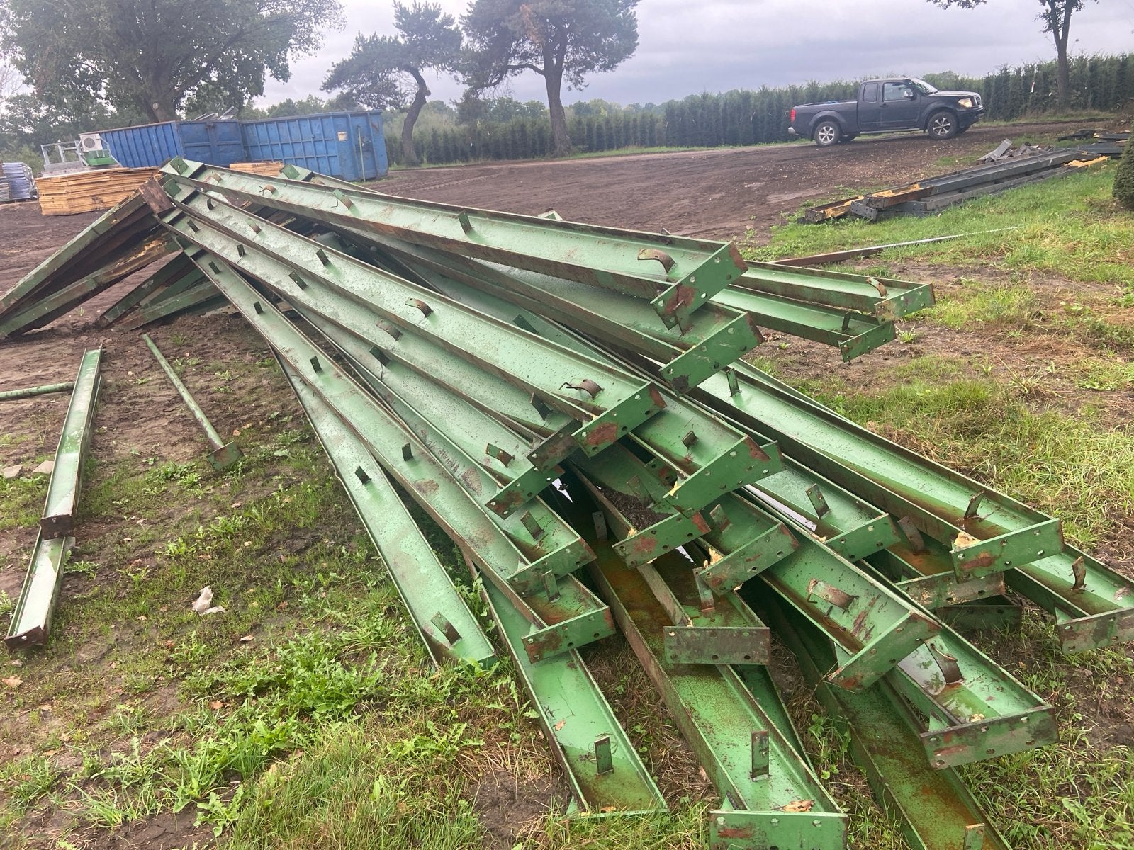 Spanten IPE 180 met gordingen - 14x60m schuur, Ophalen of Verzenden