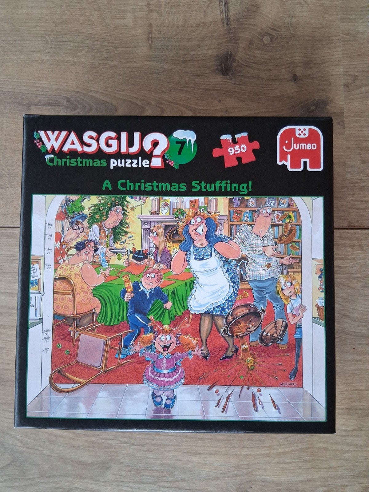 Wasgij Christmas 7, Hobby en Vrije tijd, Denksport en Puzzels, Ophalen of Verzenden, 500 t/m 1500 stukjes, Zo goed als nieuw