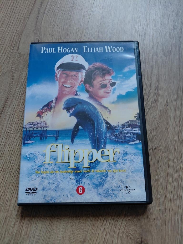 Flipper dvd. Paul Hogan. Elijah Wood., Cd's en Dvd's, Dvd's | Kinderen en Jeugd, Ophalen of Verzenden, Zo goed als nieuw, Dieren