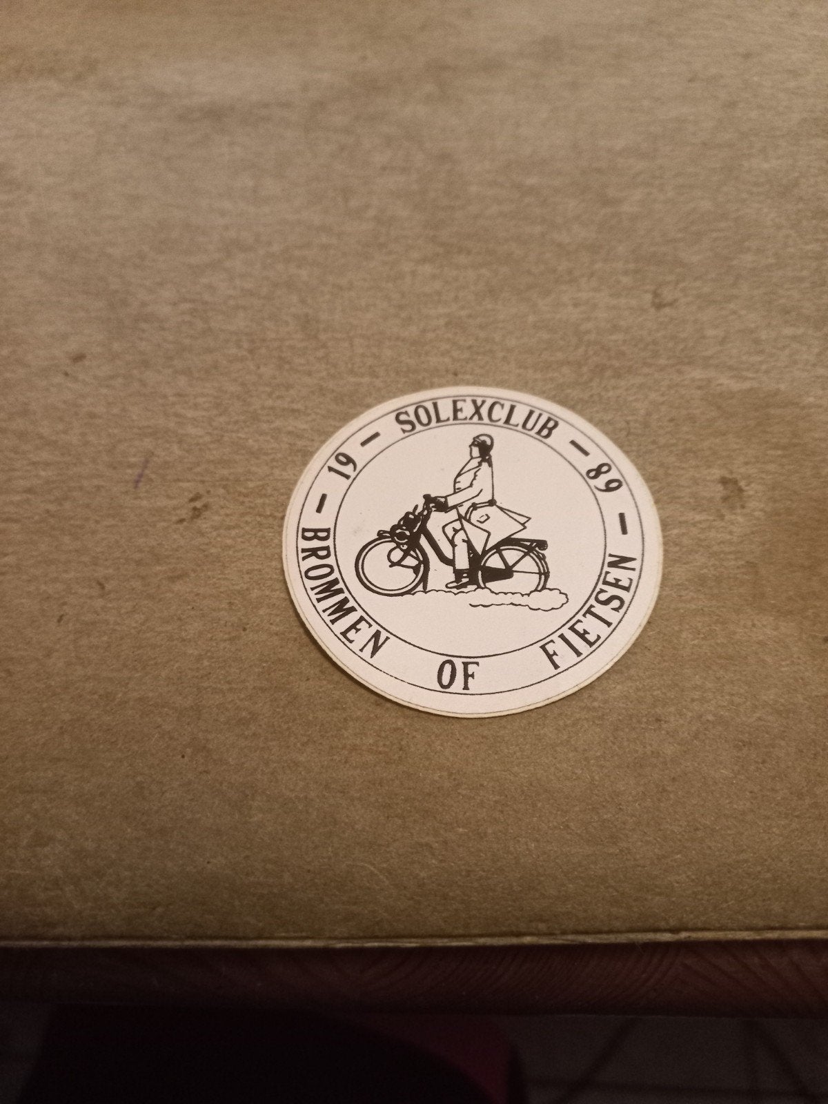 Vintage Solexclub Sticker - Brommen of Fietsen 1968-1989, Ophalen of Verzenden