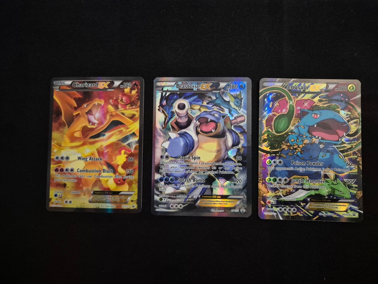Charizard - Blastoise - Venusaur XY Promos, Ophalen of Verzenden, Zo goed als nieuw