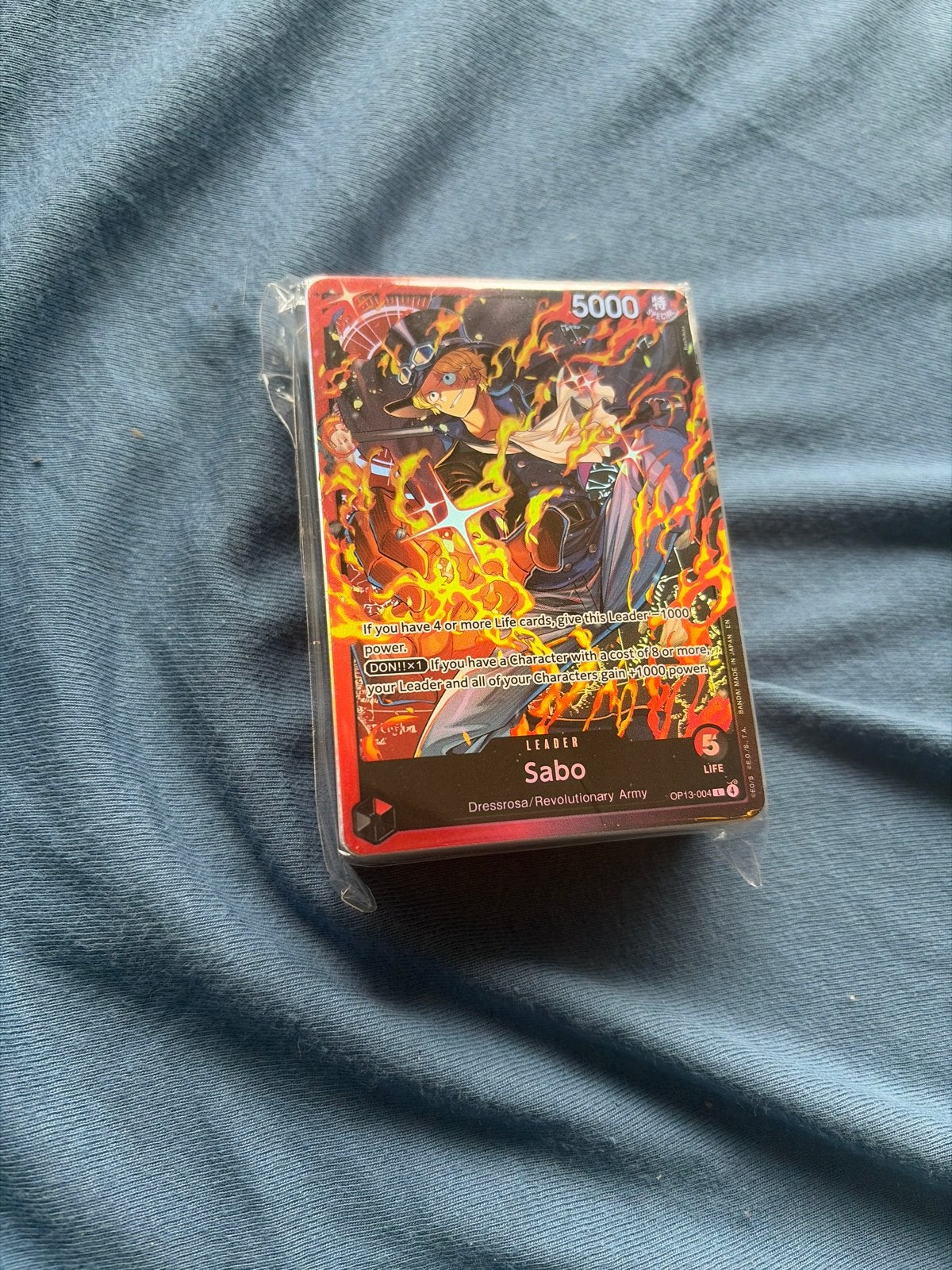 One Piece Card Game Starter Deck Sabo (Verzegeld), Ophalen of Verzenden, Nieuw, Starterdeck