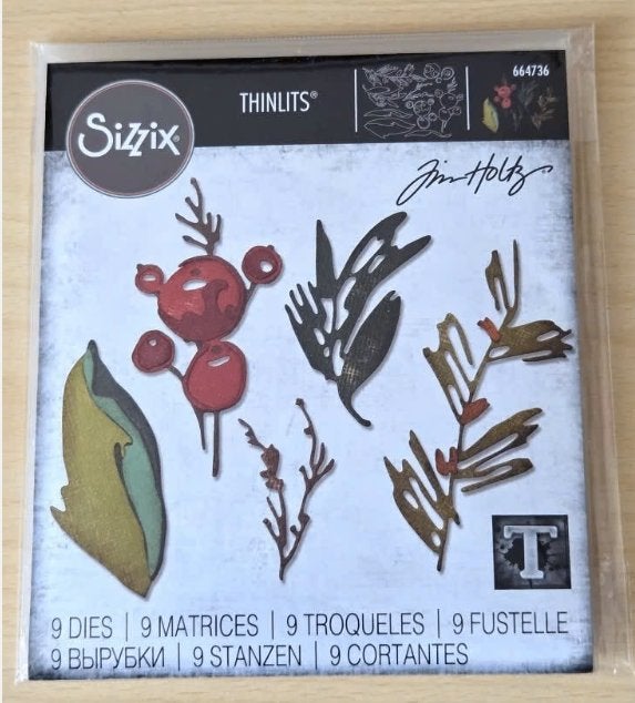 Sizzix - Tim Holtz - Holiday Brushstroke, Hobby en Vrije tijd, Ophalen of Verzenden, Nieuw, Frame of Mal, Sizzix